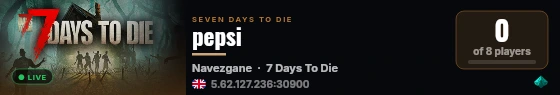 Nitrado.net Gameserver live status badge