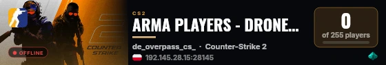 АRМА PLAYERS - DRONEGUN - GLOVES live status badge