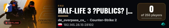 HALF-LIFE 3 ?PUBLICS? | ROCKET | MEAT live status badge