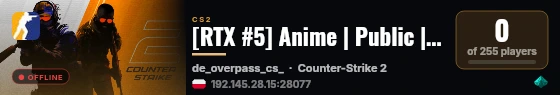 [RTX #5] Anime | Public | skin | knife | gloves |☣️ live status badge