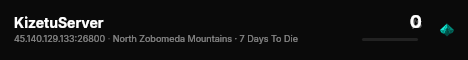 KizetuServer live status badge