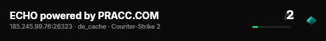 ECHO powered by PRACC.COM live status badge