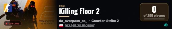 Killing Floor 2 live status badge