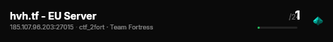 hvh.tf - EU Server live status badge