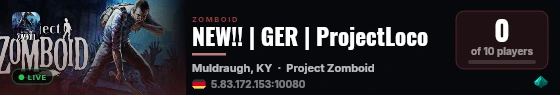 NEW!! | GER | ProjectLoco live status badge