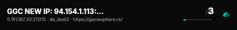 GGC NEW IP: 94.154.1.113:27015 live status badge
