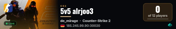 5v5 alrjoo3 live status badge