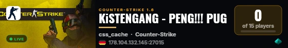 KiSTENGANG - PENG!!! PUG live status badge