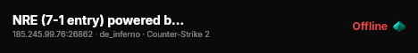 NRE (7-1 entry) powered by PRACC.COM live status badge