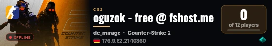 oguzok - free @ fshost.me live status badge