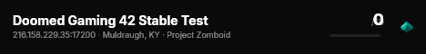 Doomed Gaming 42 Stable Test live status badge