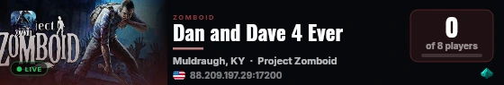 Dan and Dave 4 Ever live status badge