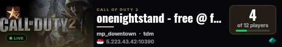 onenightstand - free @ fshost.me live status badge