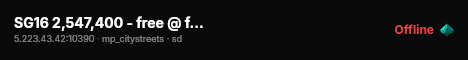 SG16 2,547,400 - free @ fshost.me live status badge