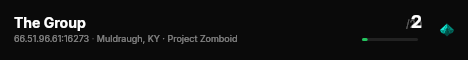 The Group live status badge