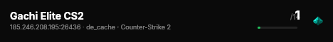 Gachi Elite CS2 live status badge