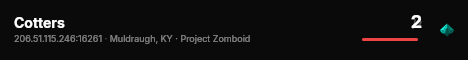 Cotters live status badge