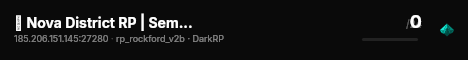 🌆 Nova District RP | Semi-Serious RP 🎭 live status badge