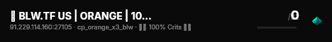 █ BLW.TF US | ORANGE | 100% CRITS █ live status badge