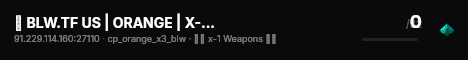 █ BLW.TF US | ORANGE | X-1 WEAPONS █ live status badge