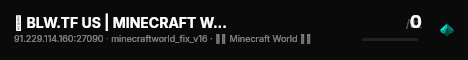 █ BLW.TF US | MINECRAFT WORLD █ live status badge