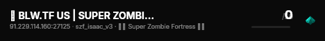 █ BLW.TF US | SUPER ZOMBIE FORTRESS █ live status badge
