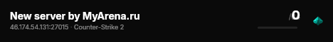 New server by MyArena.ru live status badge
