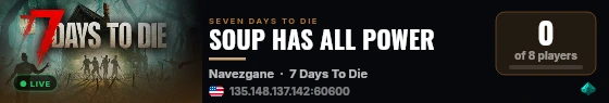 SOUP HAS ALL POWER live status badge