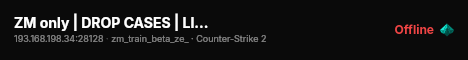 ZM only | DROP CASES | LIKES | StatTrak™ live status badge