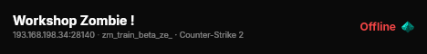 Workshop Zombie ! live status badge