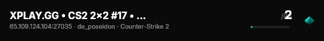XPLAY.GG • CS2 2x2 #17 • [FI] live status badge