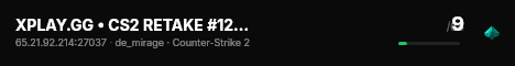 XPLAY.GG • CS2 RETAKE #128 • [FI] live status badge