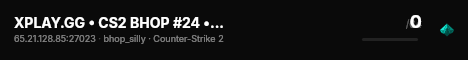 XPLAY.GG • CS2 BHOP #24 • [FI] live status badge