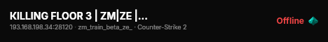 КILLING FLOOR 3 | ZM|ZE | RANKS live status badge