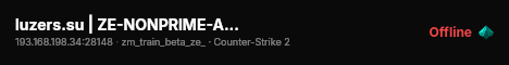 luzers.su | ZE-NONPRIME-ADMIN-VIP-SHOP live status badge