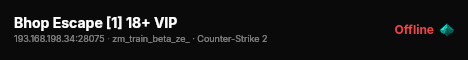 Bhop Escape [1] 18+ VIP live status badge