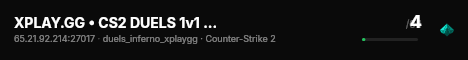 XPLAY.GG • CS2 DUELS 1v1 #2 • [FI] live status badge