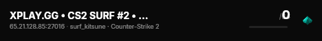 XPLAY.GG • CS2 SURF #2 • [FI] live status badge