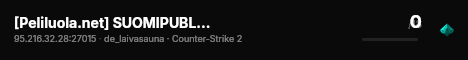 [Peliluola.net] SUOMIPUBLA [!ws/!knife/!mvp] live status badge