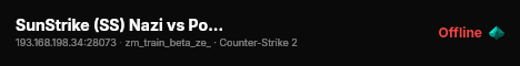 SunStrike (SS) Nazi vs Police live status badge
