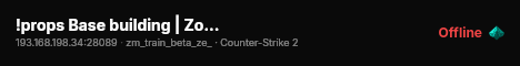 !props Base building | Zombie:Re live status badge