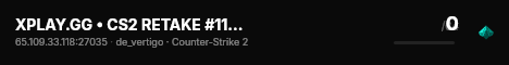 XPLAY.GG • CS2 RETAKE #11 • [FI] live status badge