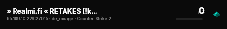 » Realmi.fi « RETAKES [!knife !ws !gloves] live status badge