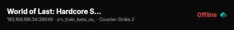 World of Last: Hardcore Survival !shop live status badge