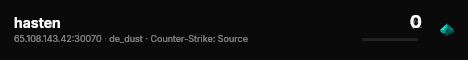 hasten live status badge