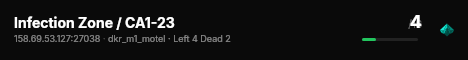 Infection Zone / CA1-23 live status badge