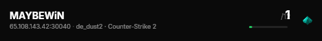 MAYBEWiN live status badge