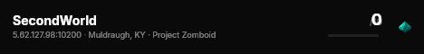 SecondWorld live status badge