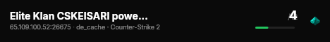 Elite Klan CSKEISARI powered by PRACC.COM live status badge