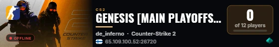 GENESIS [MAIN PLAYOFFS] LFO powered by PRACC.COM live status badge